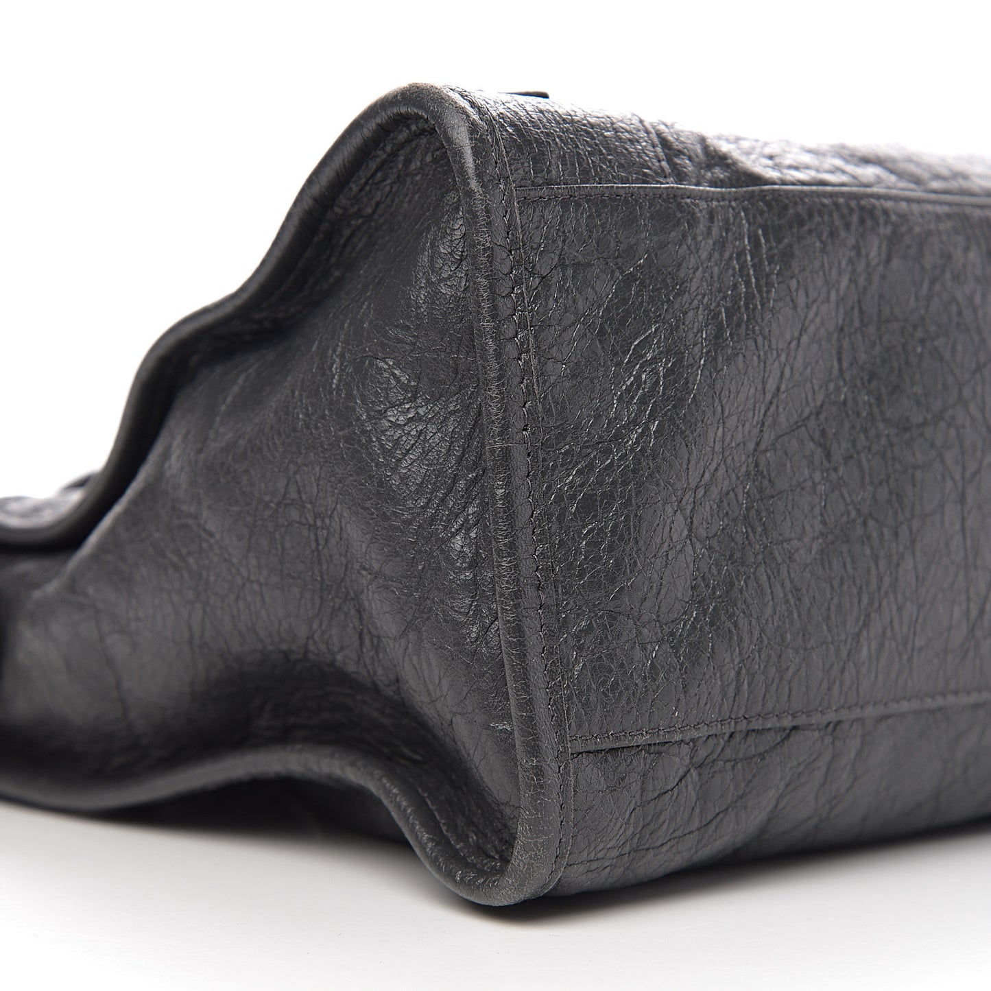 Agneau Classic Silver Hardware City Gris Fossile Anthracite