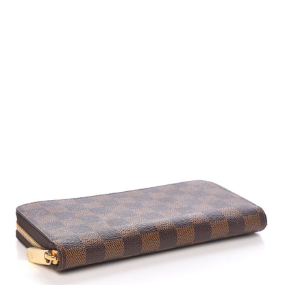 Louis Vuitton Damier Ebene Zippy Wallet Rose Ballerine 4 of 7