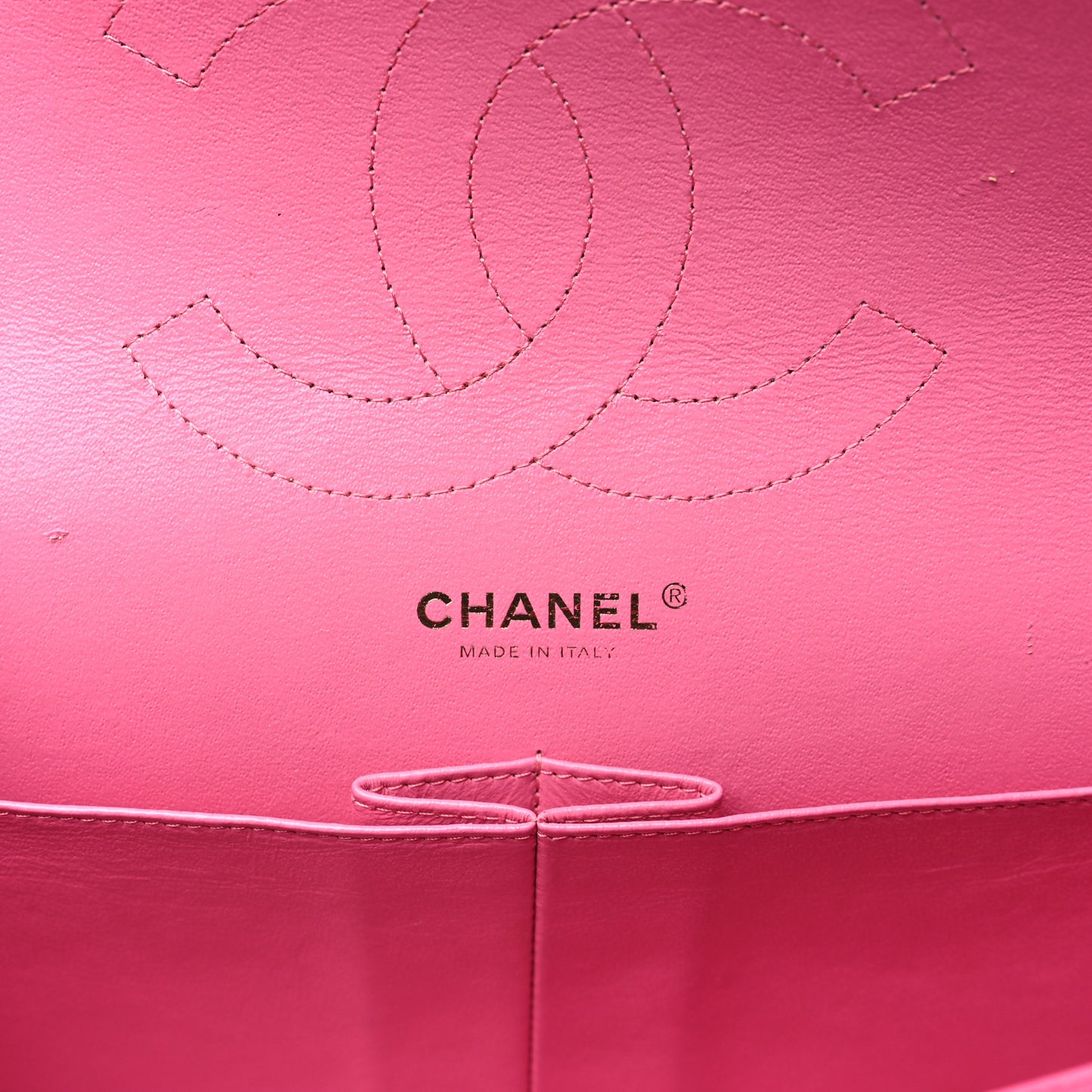 Caviar Quilted Jumbo Double Flap Pink