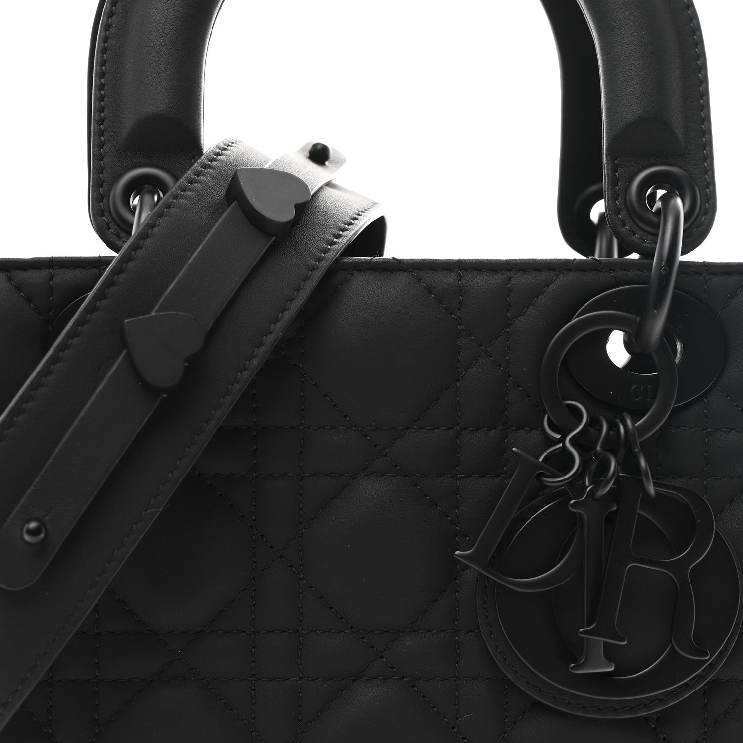 Christian Dior Ultra Matte Calfskin Cannage Small My ABCDior Lady Dior Black 8 of 10
