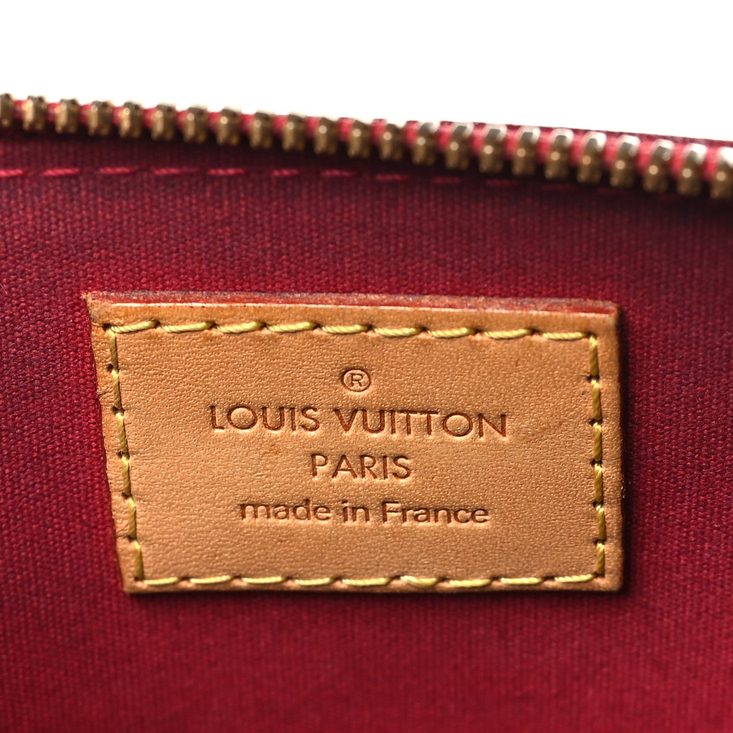 Louis Vuitton Vernis Alma BB Pomme D'Amour 6 of 8