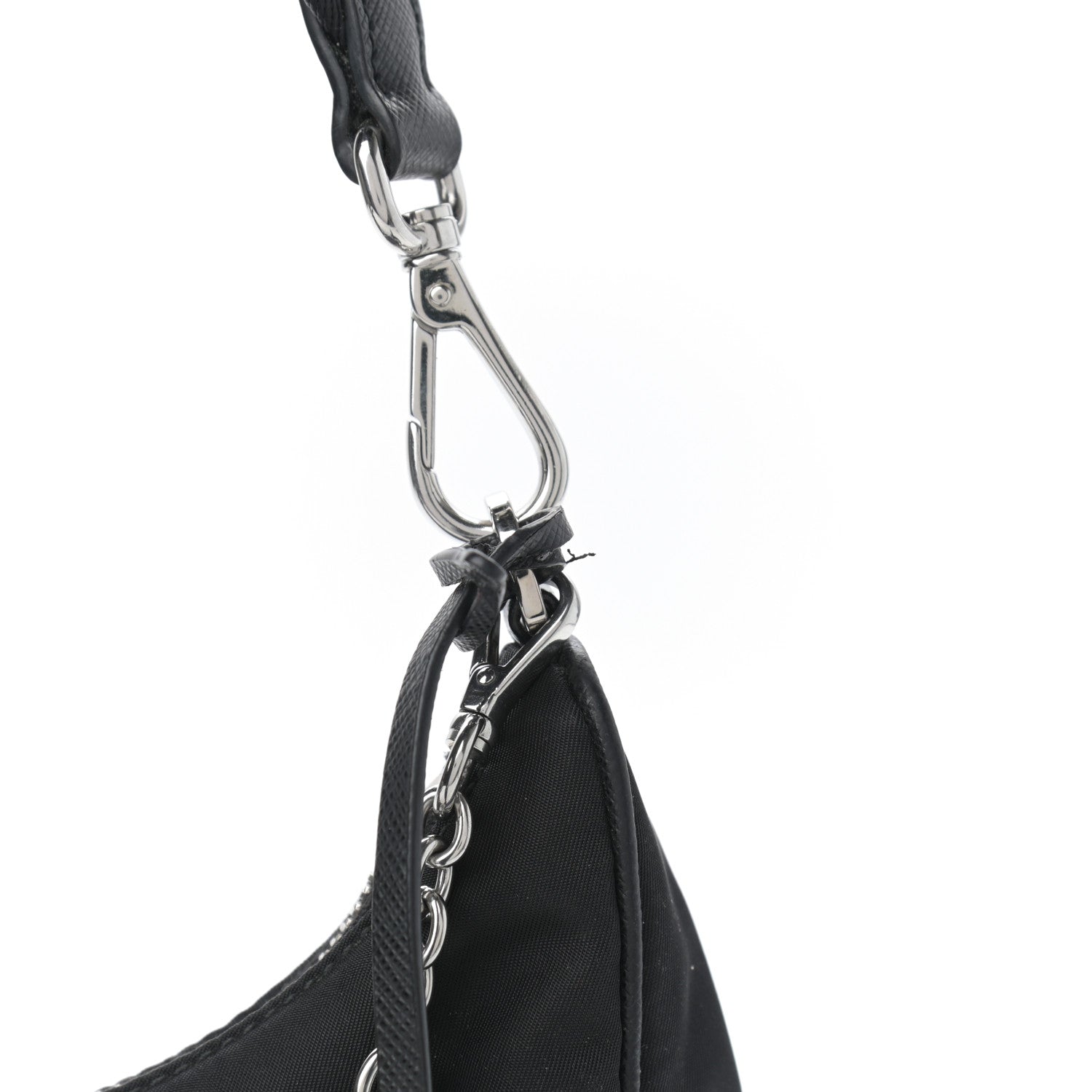 Prada Nylon Re-Edition 2005 Shoulder Bag Black 12 of 12
