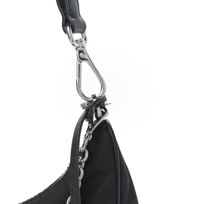 Prada Nylon Re-Edition 2005 Shoulder Bag Black 12 of 12