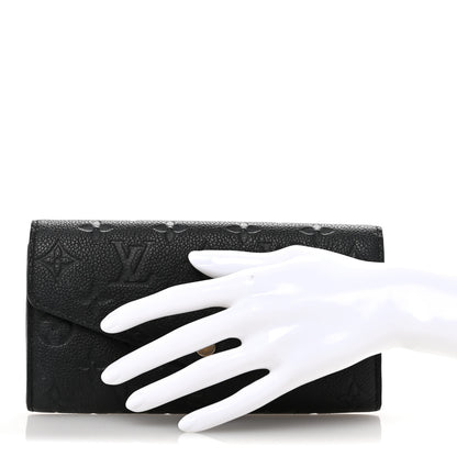 Louis Vuitton Empreinte Sarah Wallet NM Black 2 of 11