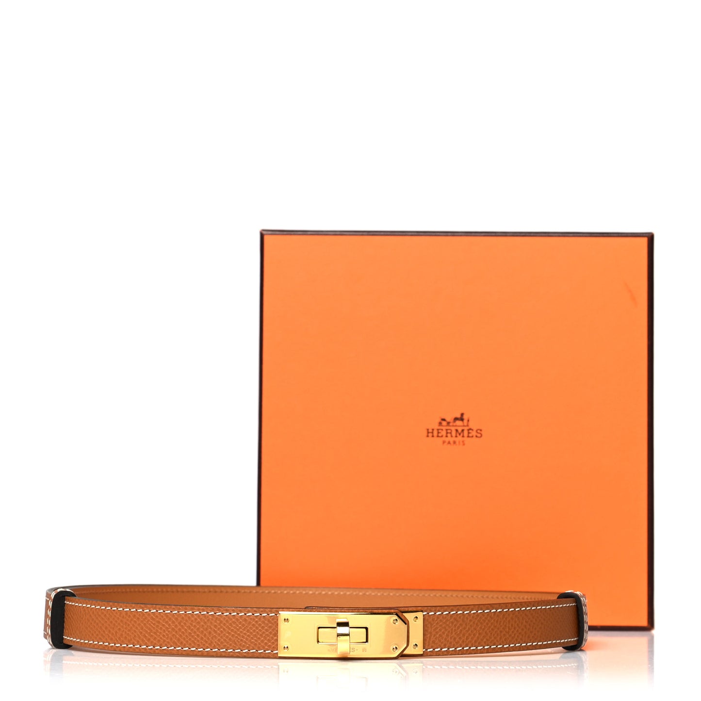 Epsom Kelly Belt Gold
