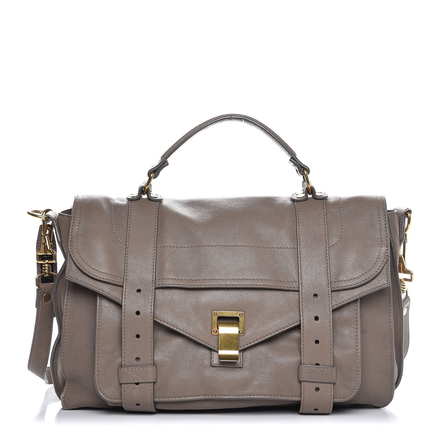 Lambskin Medium PS1 Satchel Smoke