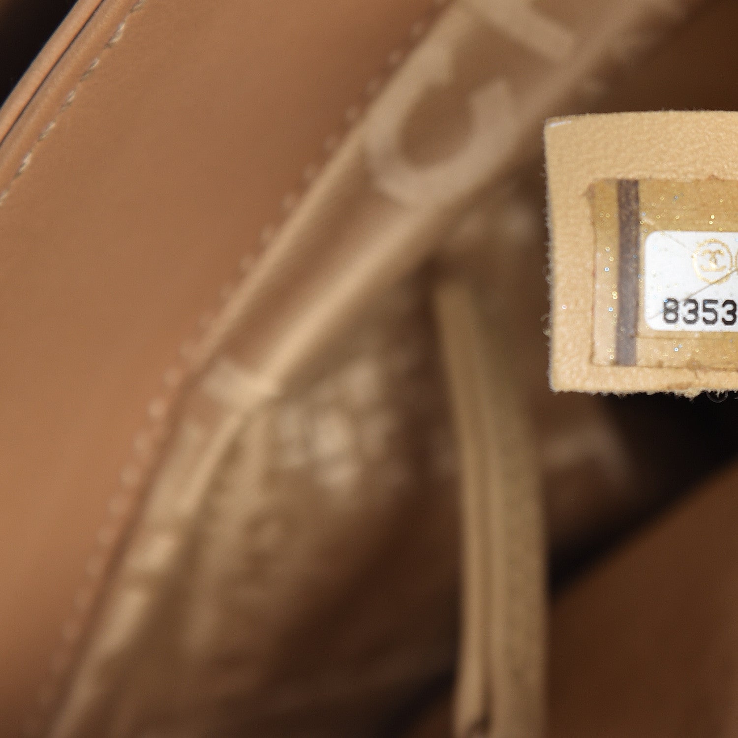 Chanel Calfskin Square Stitched Mademoiselle Hobo Tan 7 of 18
