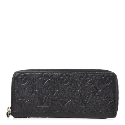 Louis Vuitton Empreinte Clemence Wallet Black 1 of 9