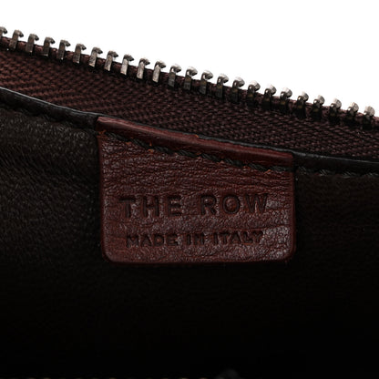 The Row Grained Calfskin Half Moon Shoulder Bag Burnt Wood 6 of 9