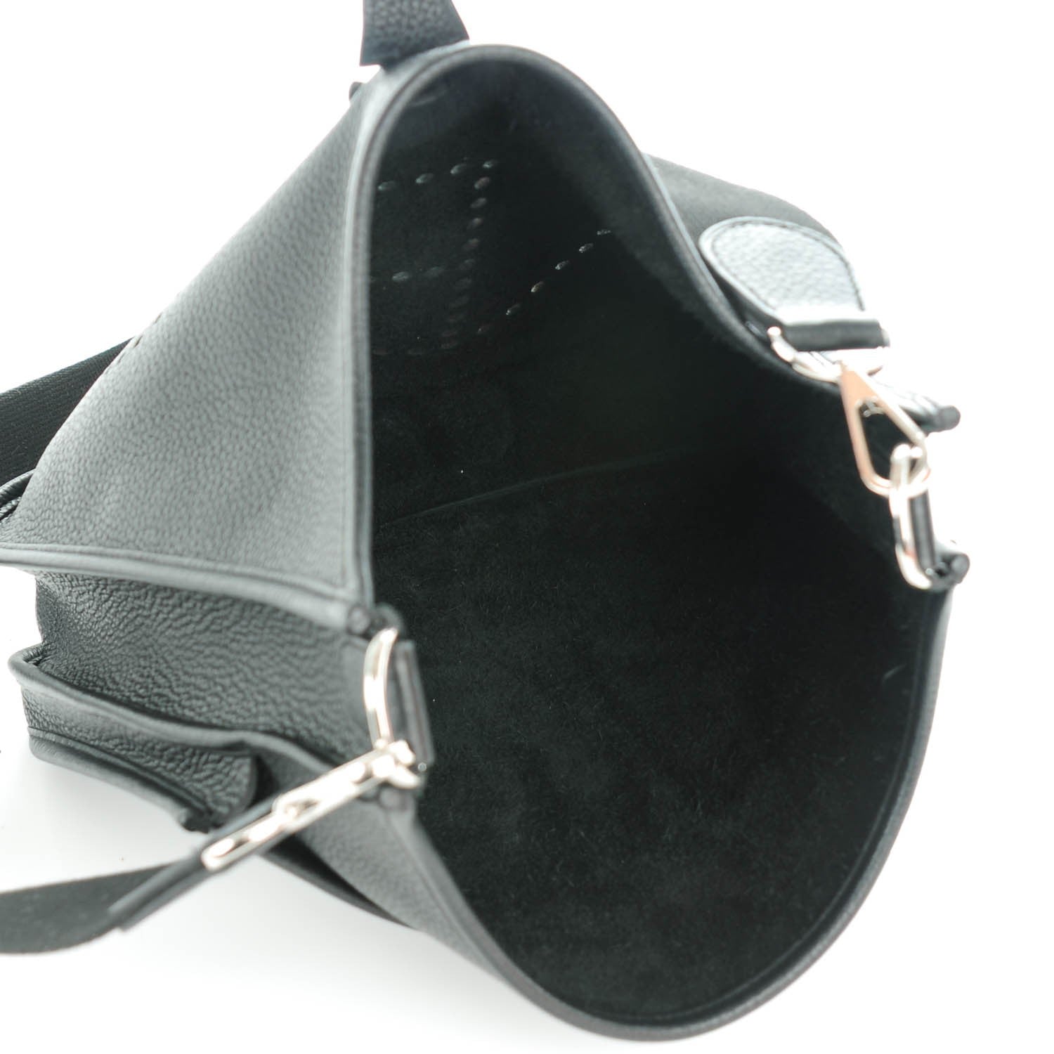 Hermes Taurillon Clemence Evelyne III PM Black 5 of 8