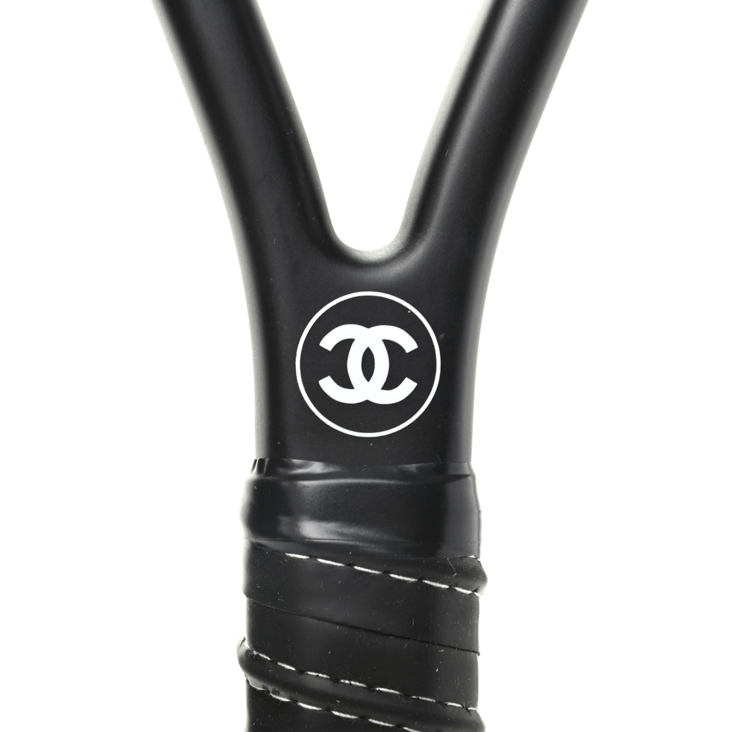 Chanel Tennis Racquet and Nylon Quilted Cover Black 3 of 5