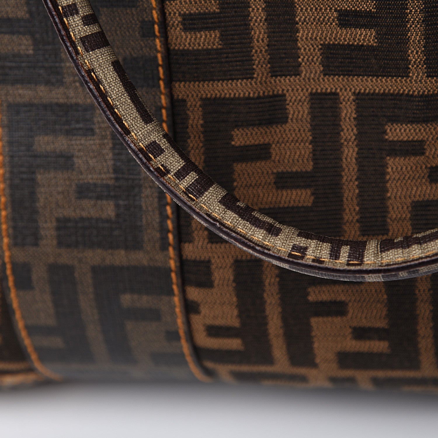 Fendi Zucca Zucchino Spalmati Large B Mix Tote Tobacco 10 of 11