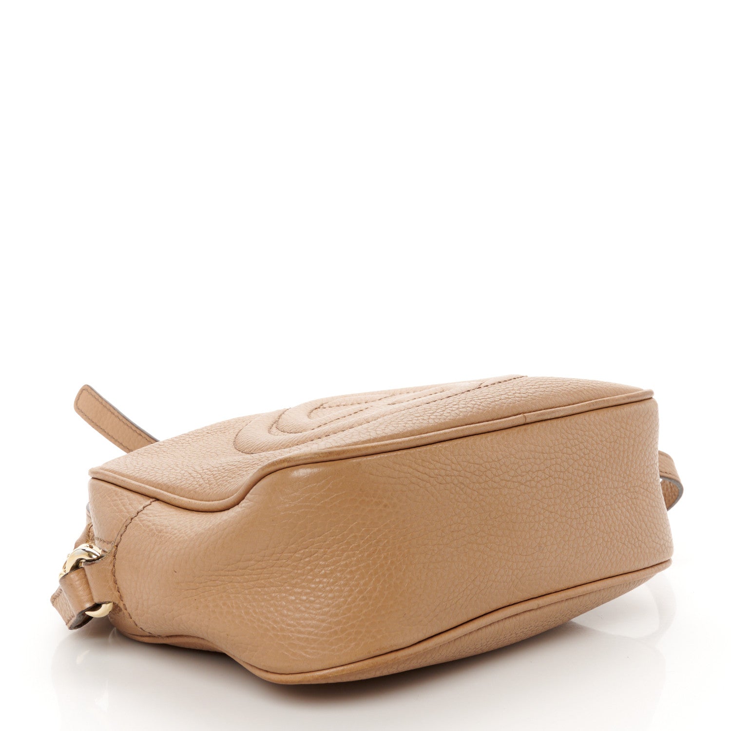Gucci Pebbled Calfskin Small Soho Disco Bag Camelia 4 of 14
