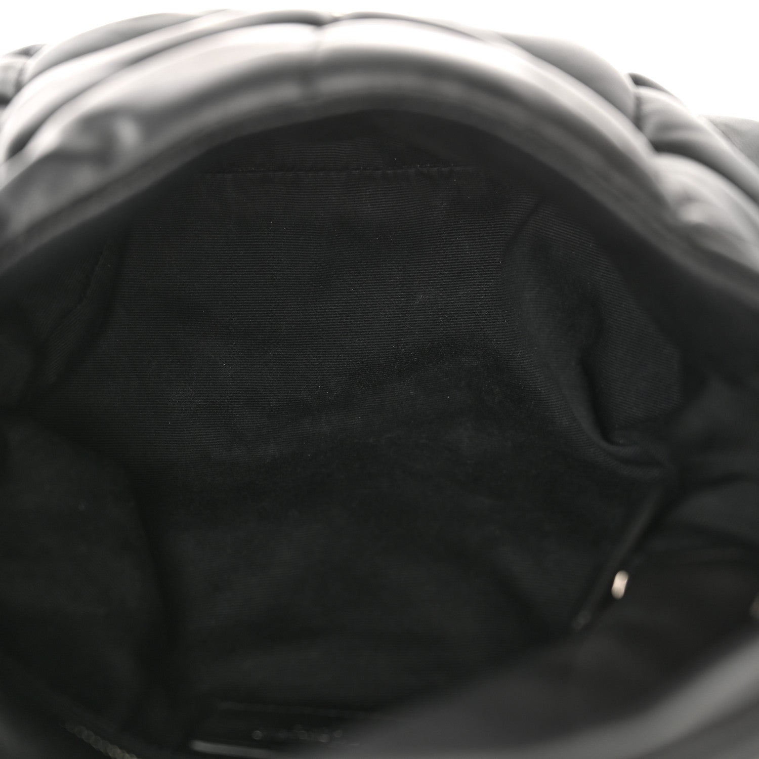 Saint Laurent Lambskin Quilted Small Loulou Puffer Monogram Chain Satchel Black 5 of 15