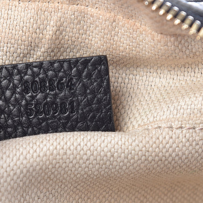 Gucci Pebbled Calfskin Small Soho Disco Bag Black 7 of 12