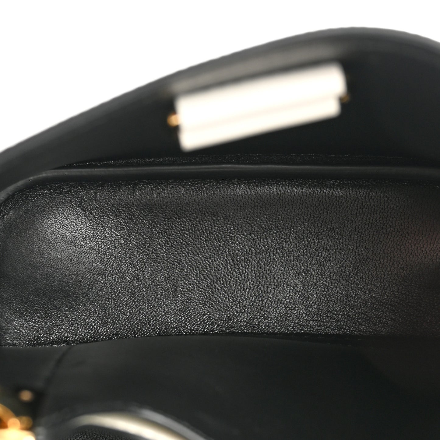 Saffiano Cuir Small Panier Bucket Bag White Sfumato
