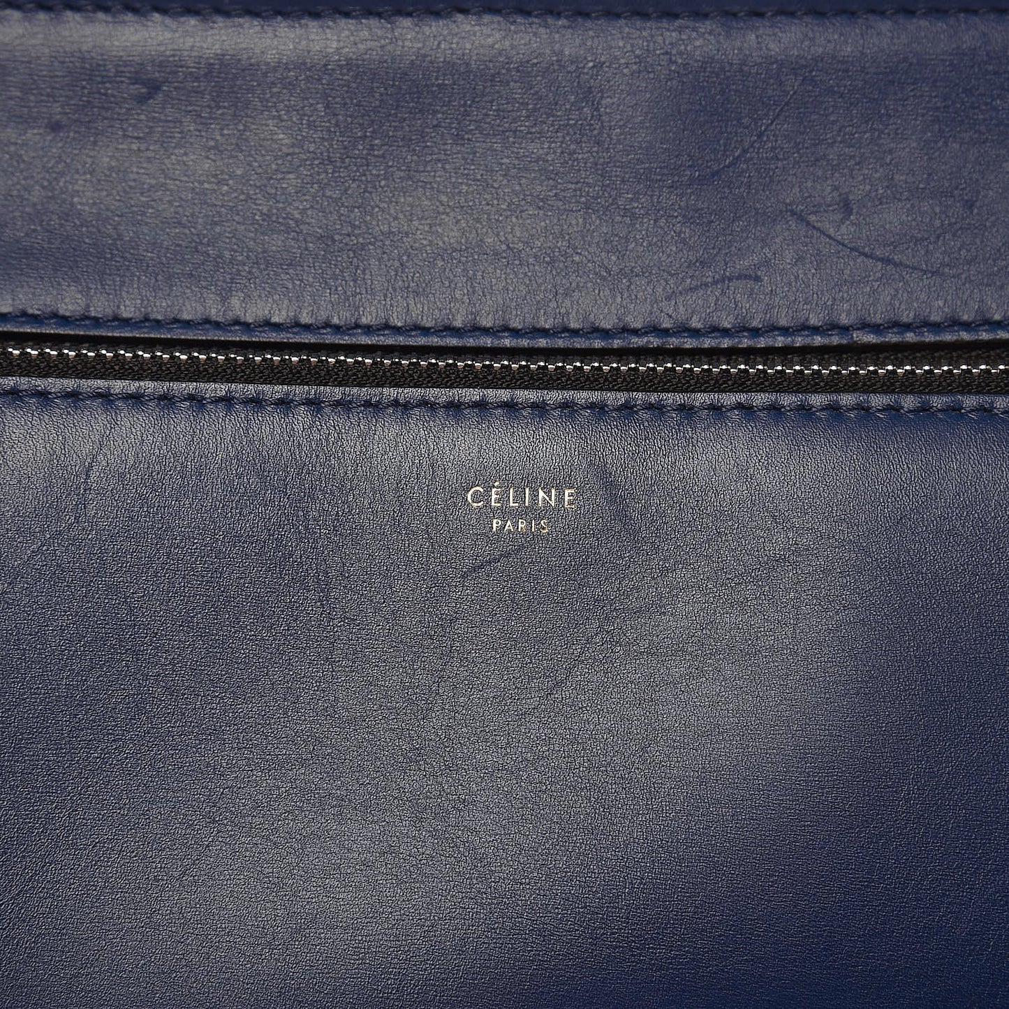 Palmelato Calfskin Small Edge Shoulder Bag Ink
