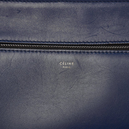 Celine Palmelato Calfskin Small Edge Shoulder Bag Ink 6 of 12