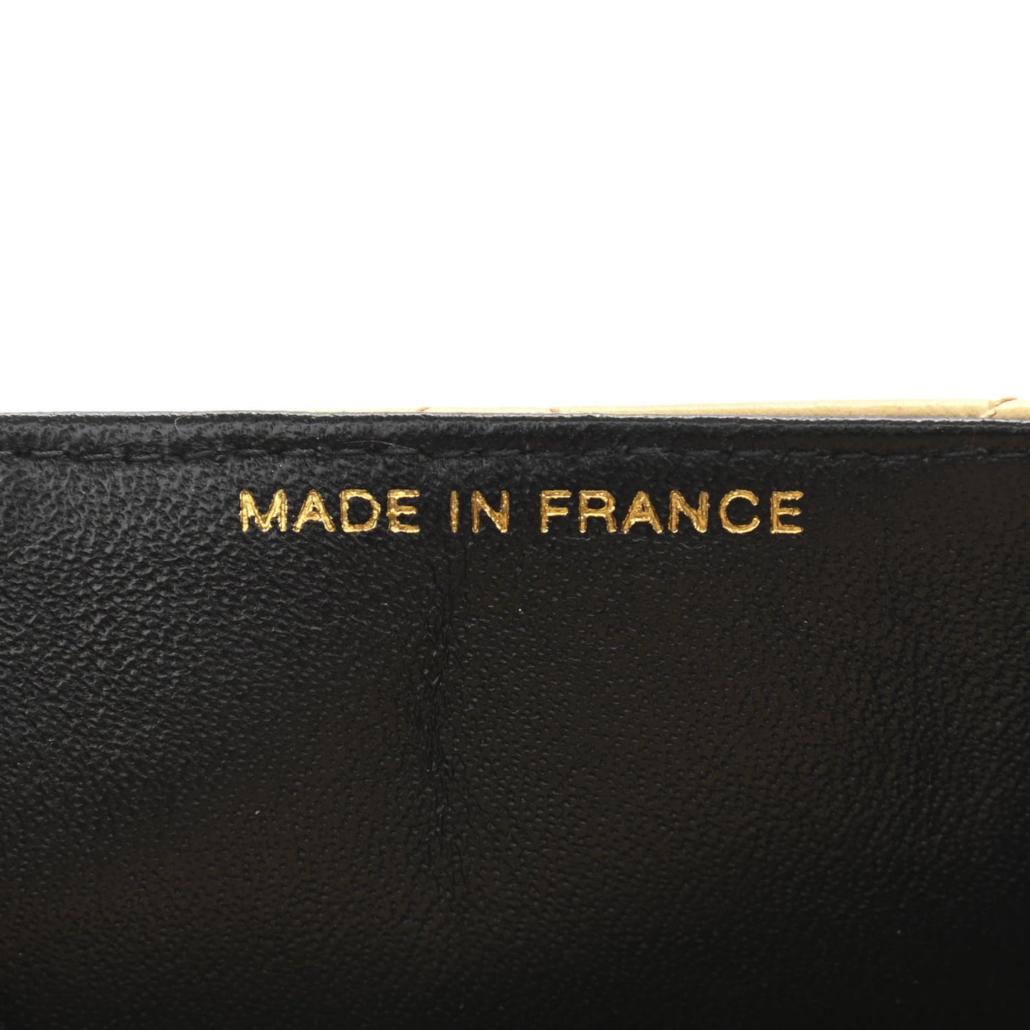 Lambskin Quilted Mini Flap Pouch Beige Black