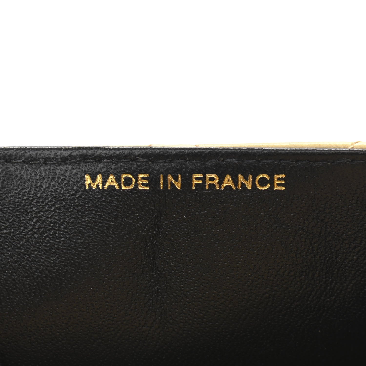 Chanel Lambskin Quilted Mini Flap Pouch Beige Black 7 of 11
