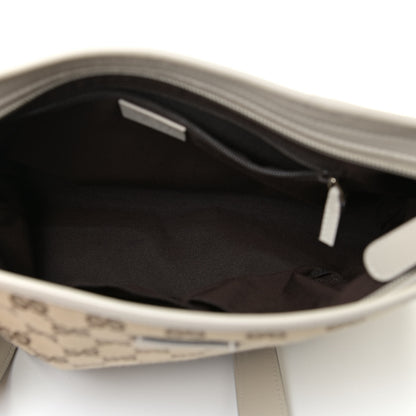 Gucci Monogram Medium Flat Messenger Bag Off White 6 of 10