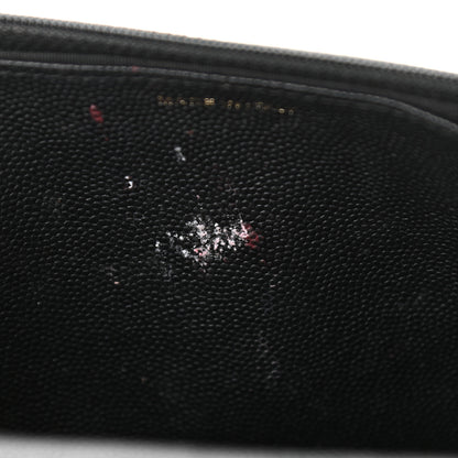 Chanel Caviar Quilted Boy Wallet On Chain WOC Black 12 of 12