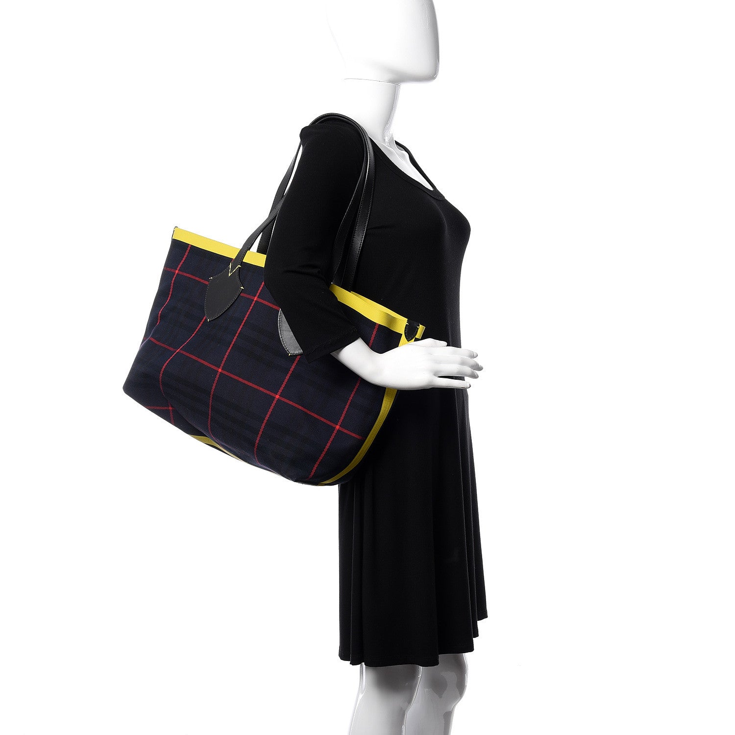 Burberry Vintage Check Medium The Giant Reversible Tote Blue 2 of 21