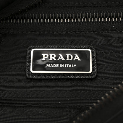 Prada Tessuto Re-Nylon Saffiano Belt Bag Black 6 of 9