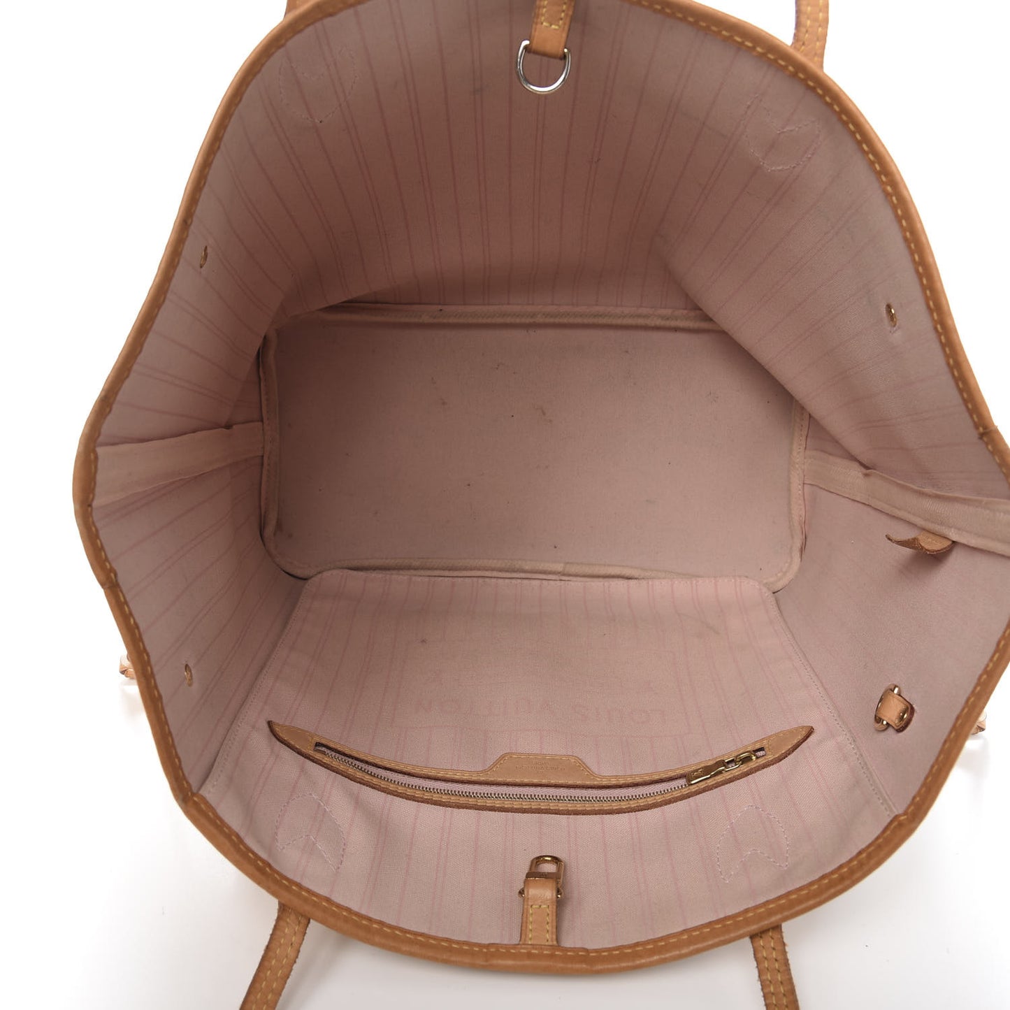 Damier Azur Neo Neverfull MM Rose Ballerine