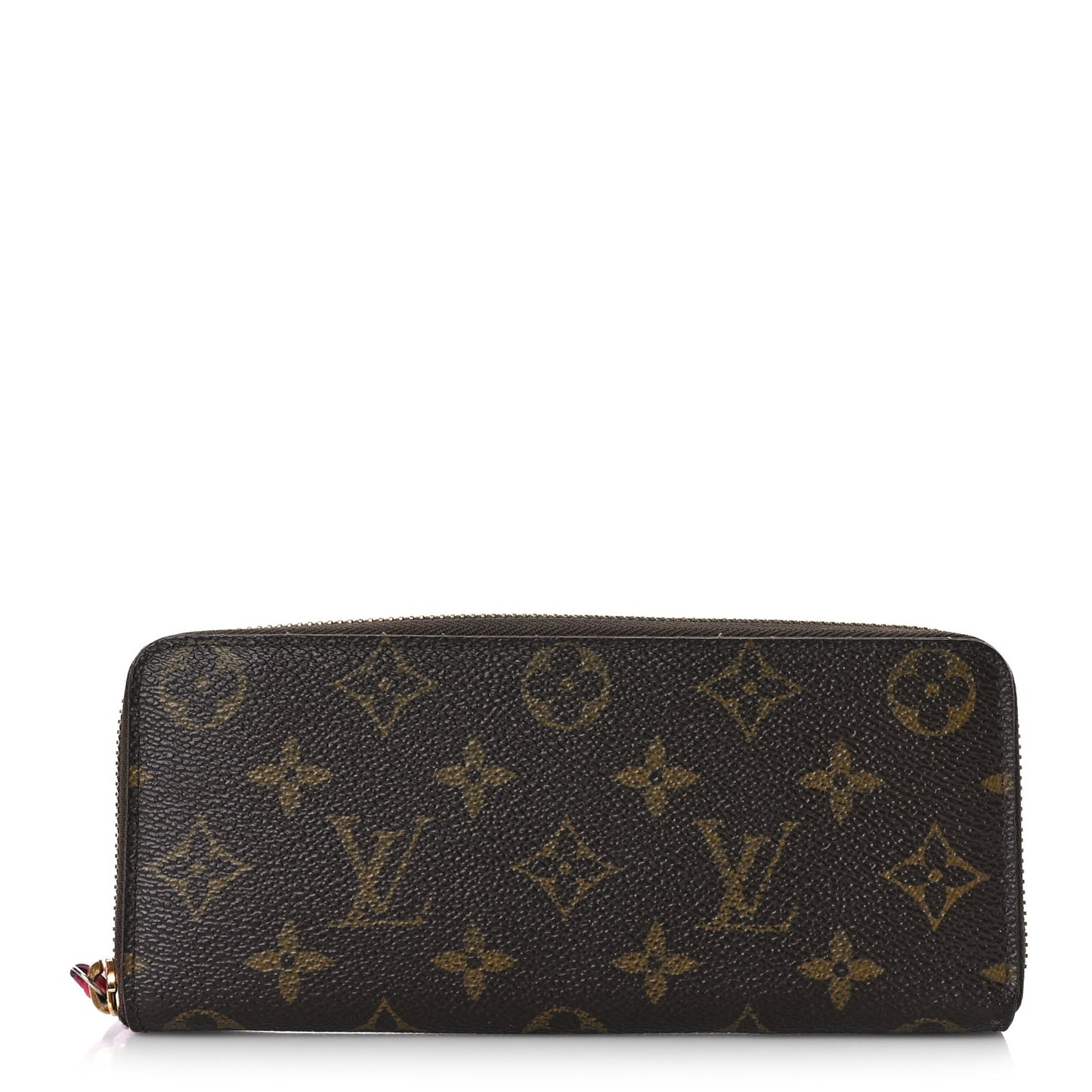 Monogram Clemence Wallet Fuchsia