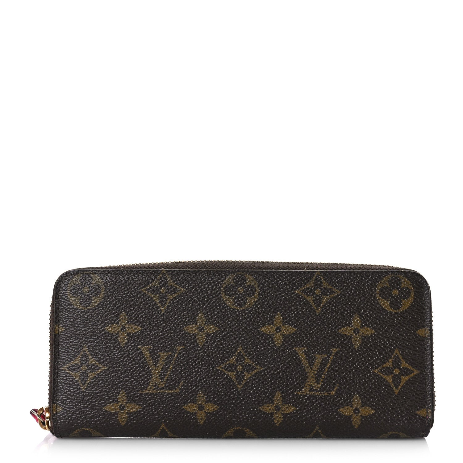 Louis Vuitton Monogram Clemence Wallet Fuchsia 1 of 10