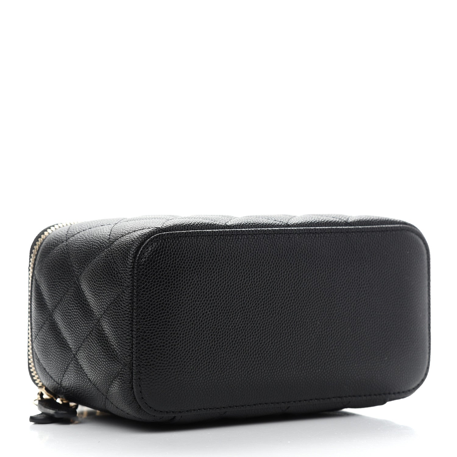 Chanel Caviar Quilted Small Vanity Case With Chain Black 4 of 9