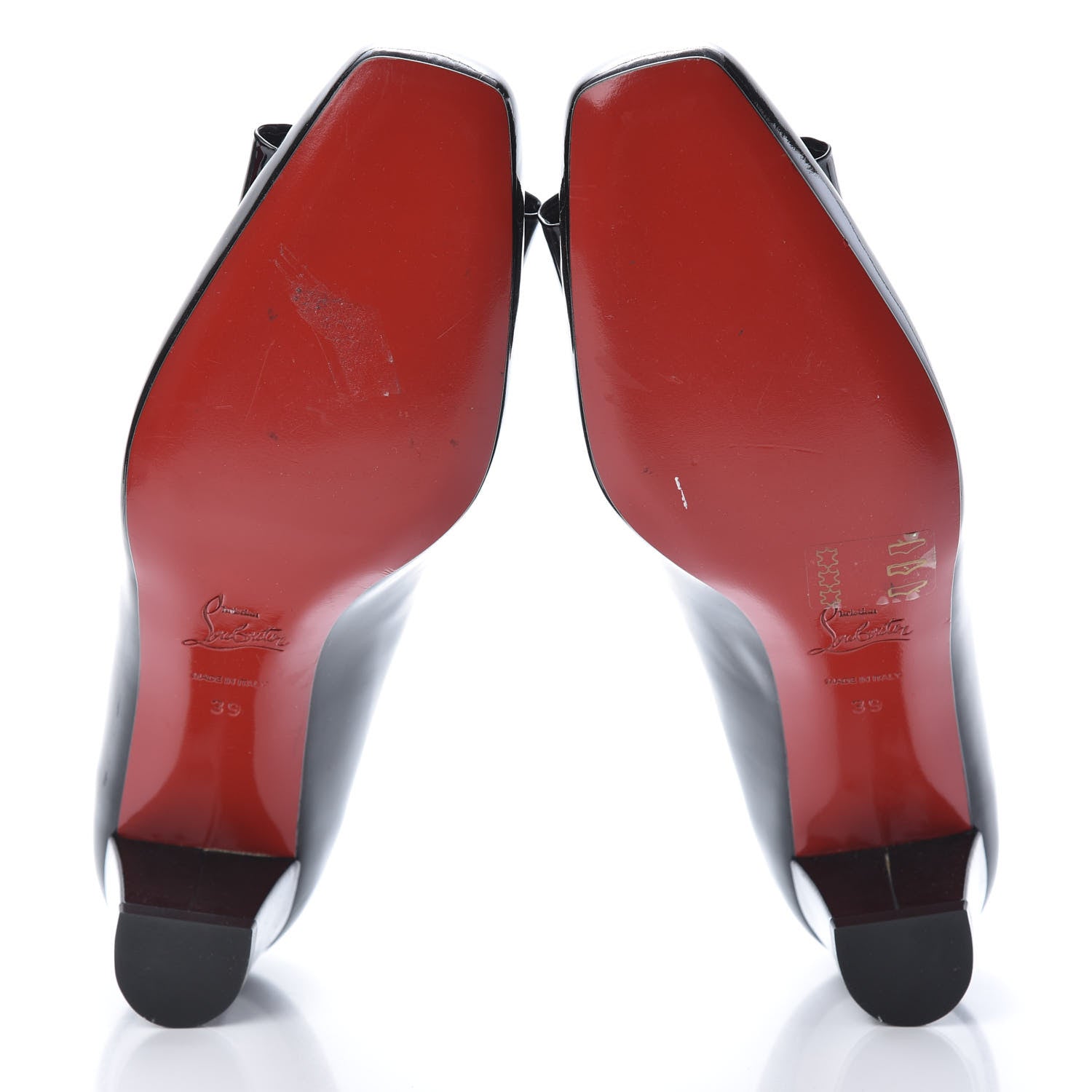 Christian Louboutin Patent Bow Pumps 39 Black 5 of 10