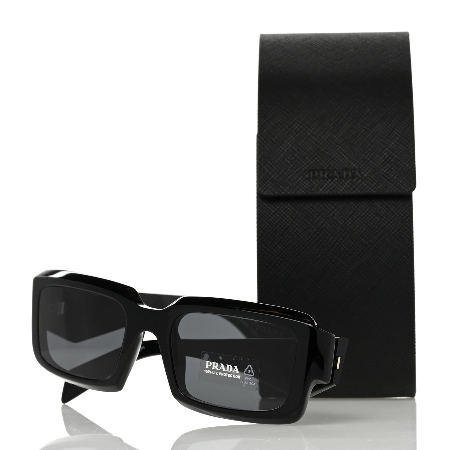 Acetate Symbole Sunglasses SPR 27Z Black