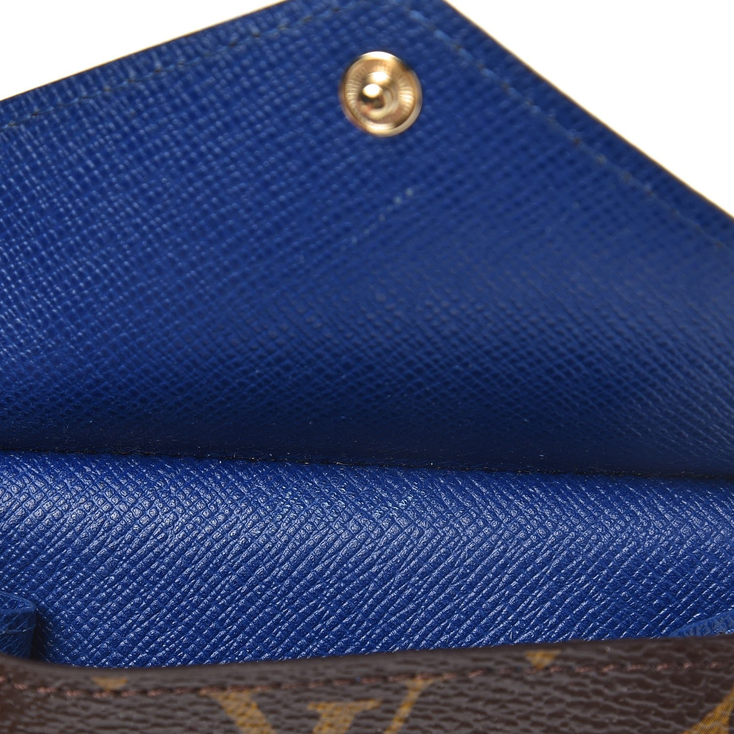 Louis Vuitton Monogram Compact Marie Wallet Blue 7 of 7
