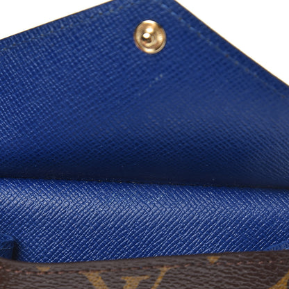Louis Vuitton Monogram Compact Marie Wallet Blue 7 of 7