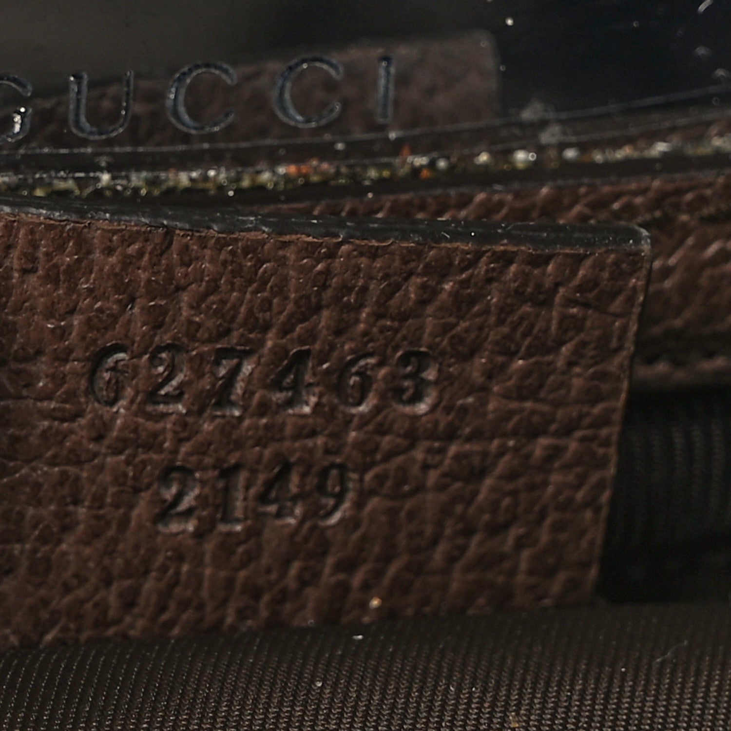 Gucci GG Supreme Monogram Textured Calfskin Web Ophidia Vanity Cosmetic Case Beige Ebony New Acero 6 of 11