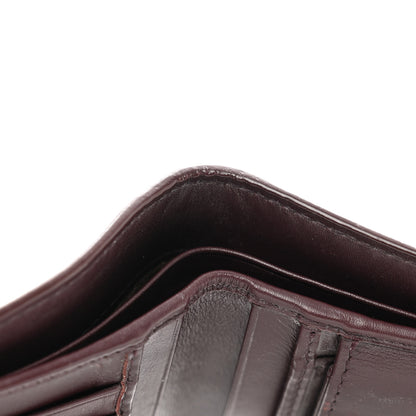 Bottega Veneta Nappa Intrecciato Bi-Fold Wallet Dark Barolo 8 of 9