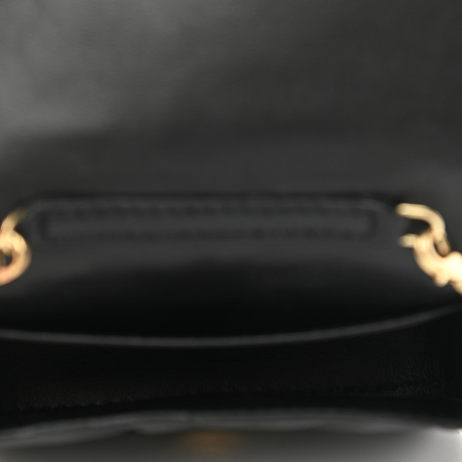 Fendi Nappa Matisse FF Embossed Nano Baguette Charm Black 5 of 6