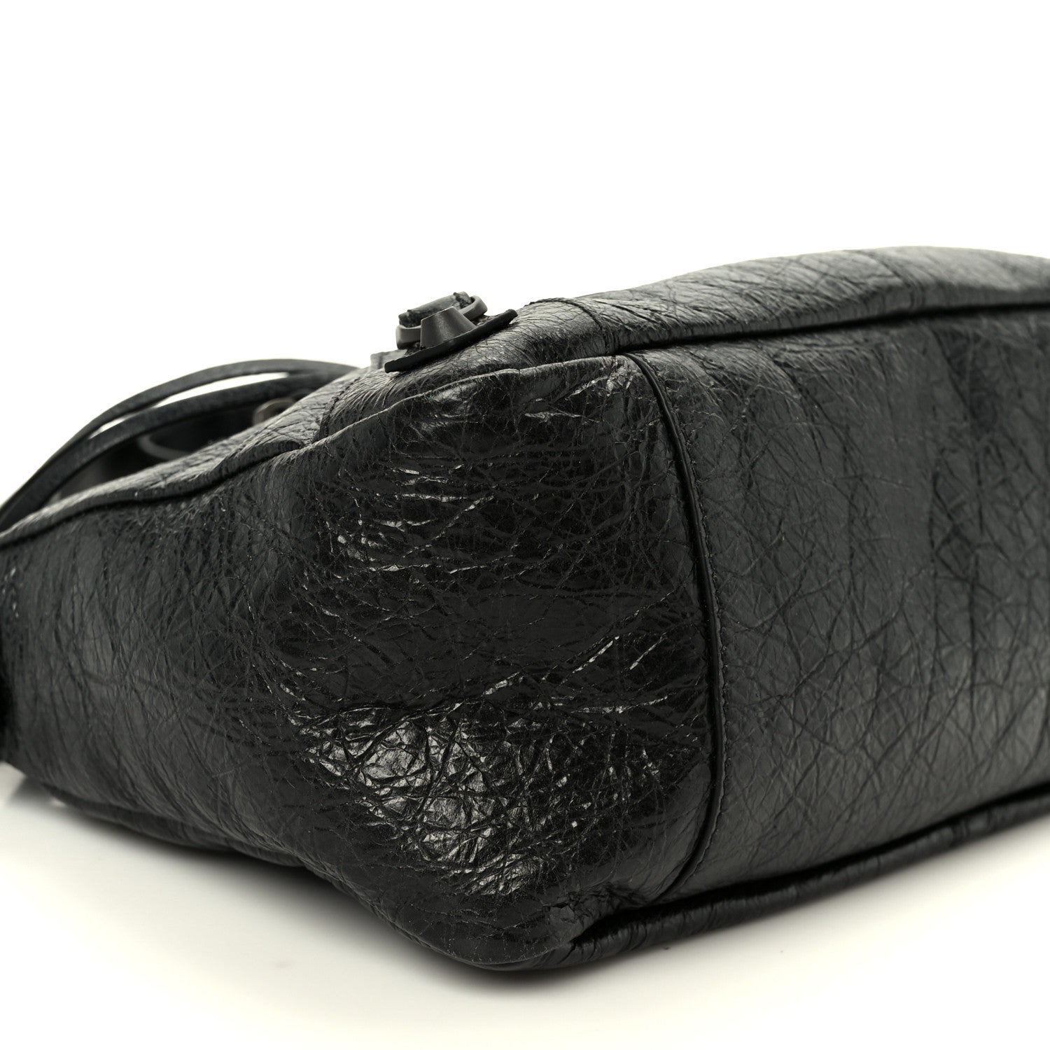 Balenciaga Agneau Arena Classic Hardware Small Le City Moto Black 9 of 10