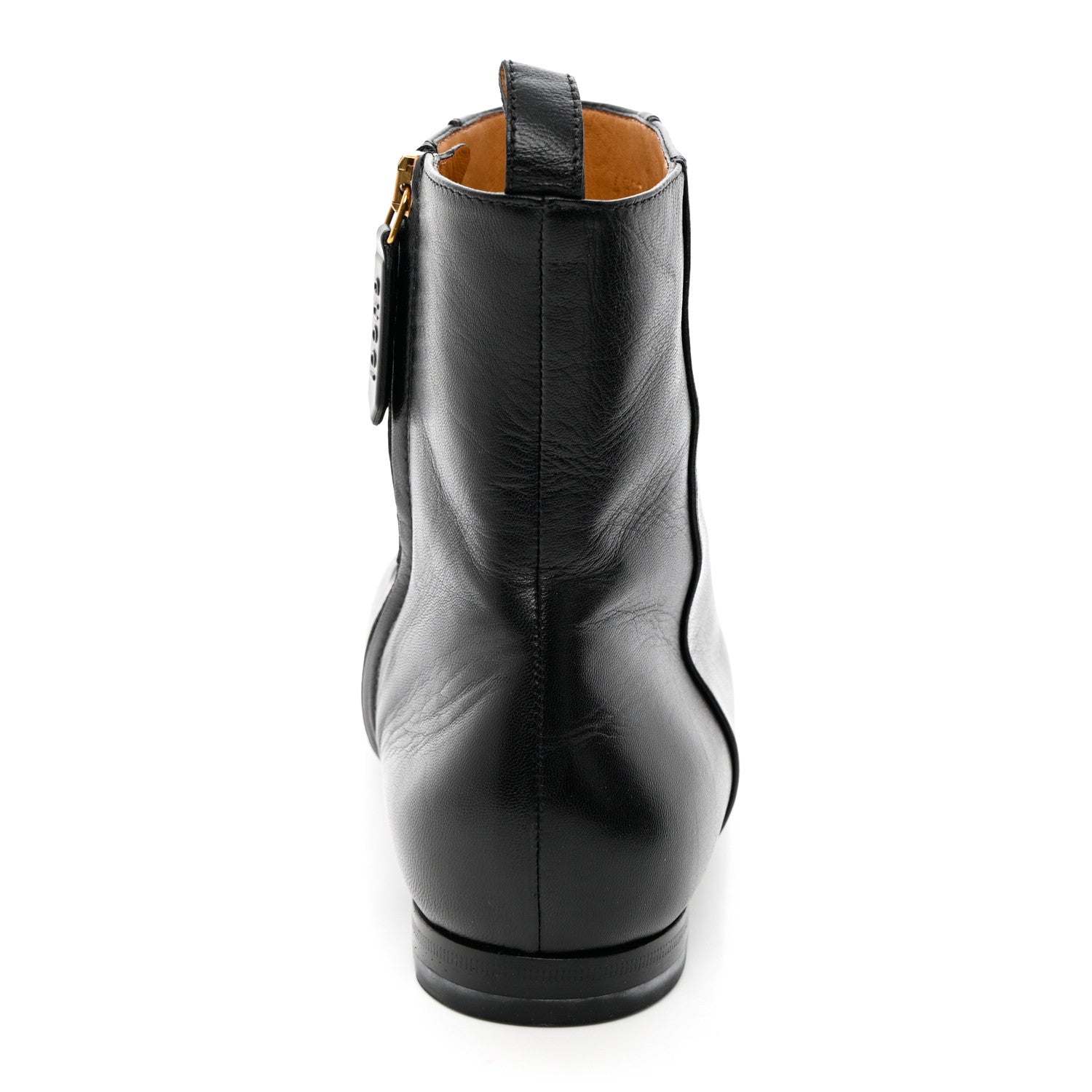 Gucci Malaga Kid Womens Jordaan Ankle Boots 37.5 Black 12 of 18