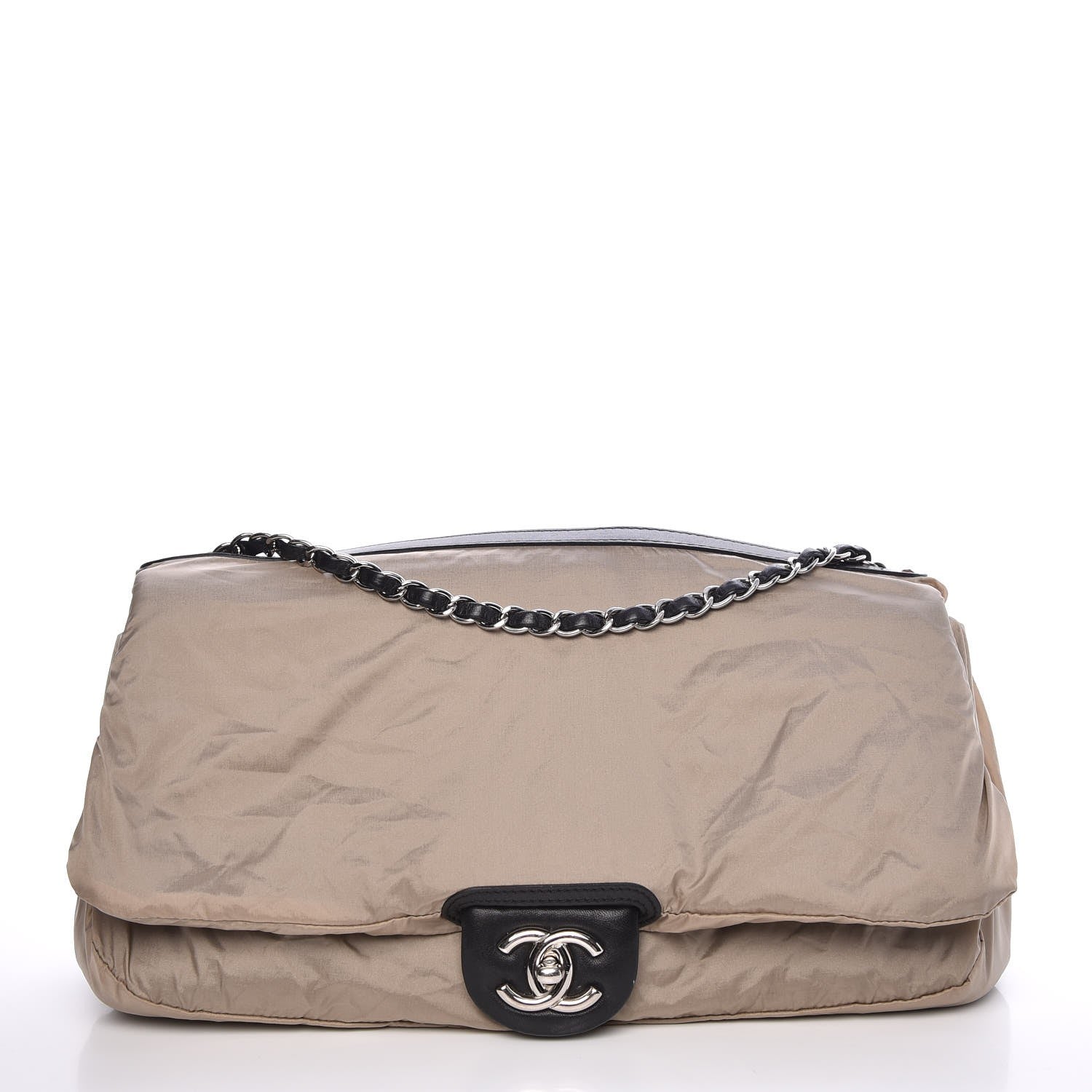Chanel Lambskin Quilted Jumbo Coco Rain Flap Black 6 of 14