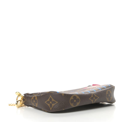 Louis Vuitton Monogram 2020 Christmas Animation Roller Coaster Mini Pochette Accessories Pivoine 4 of 7