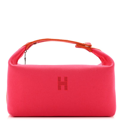 Hermes Canvas Large Bride-A-Brac Pouch Hibiscus 1 of 6