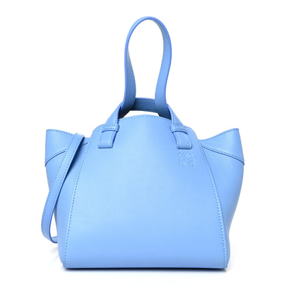 Loewe Calfskin Small Hammock Nugget Shoulder Bag Celestine Blue 1 of 9