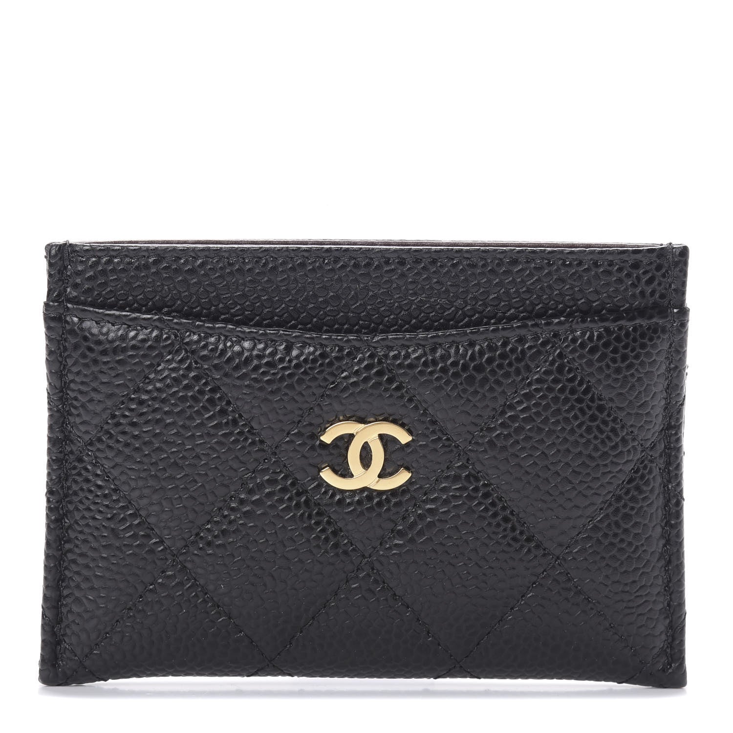 Chanel Caviar Quilted Card Holder Black 1 of 9