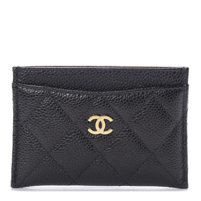 Chanel Caviar Quilted Card Holder Black 1 of 9