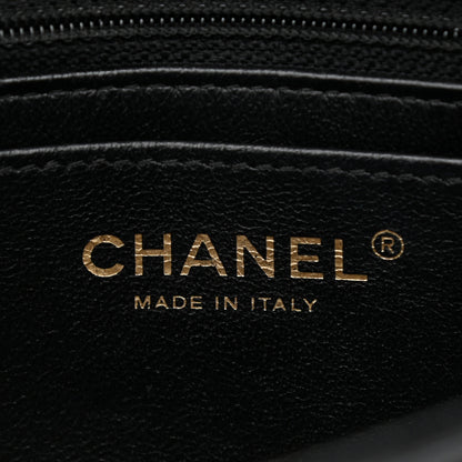 Chanel Lambskin Chevron Quilted Mini Rectangular Flap Black 5 of 13