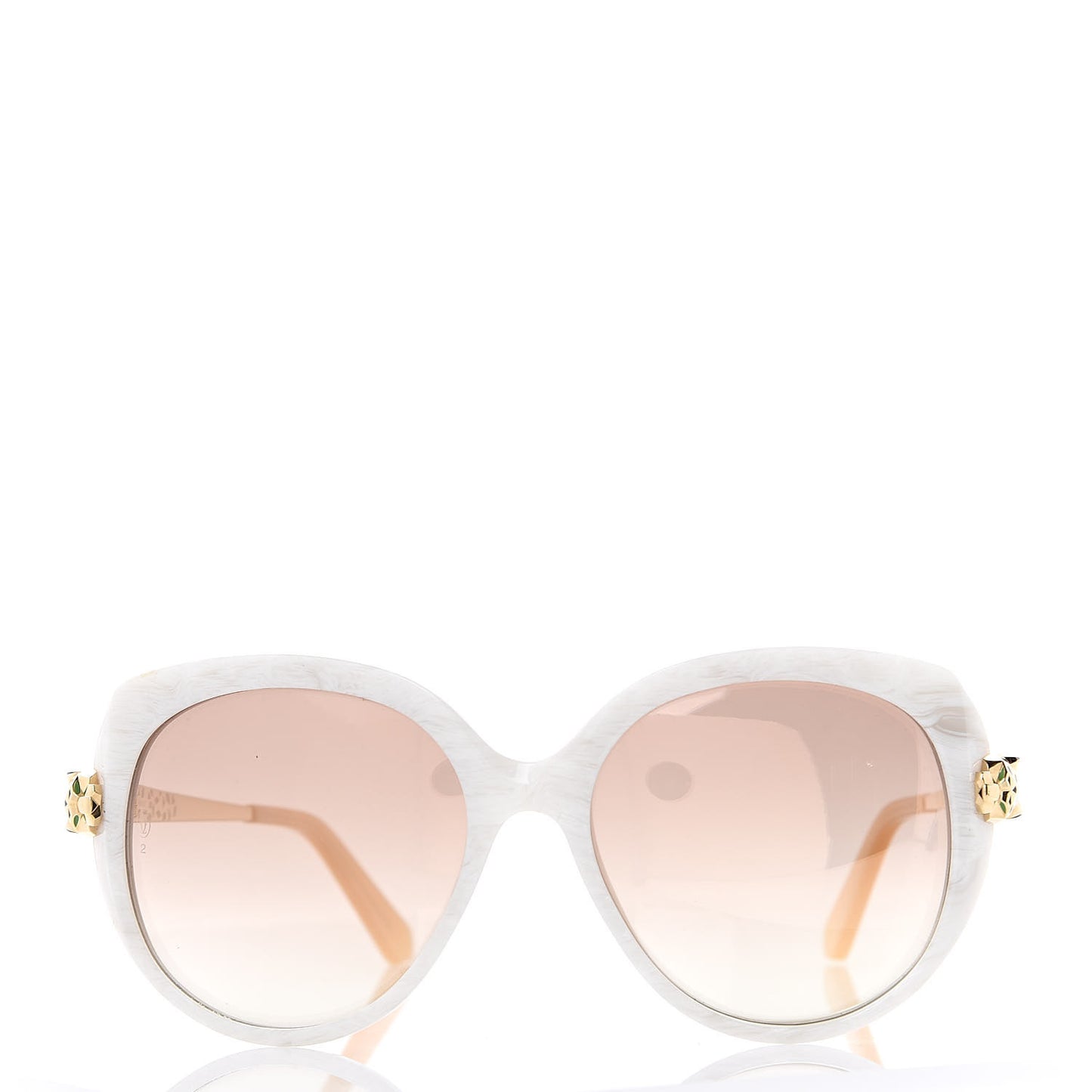 Panthere De Sunglasses Tortoise White