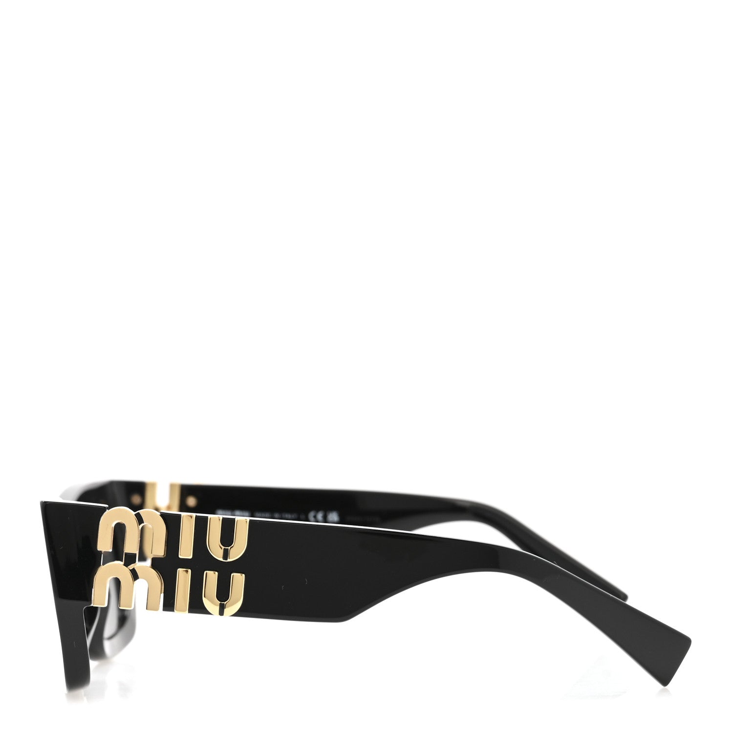 Miu Miu Acetate Glimpse Sunglasses SMU09W Black 3 of 8